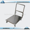 Medical SS trolley with wheels Stainless steel medical trolley SSTrolley